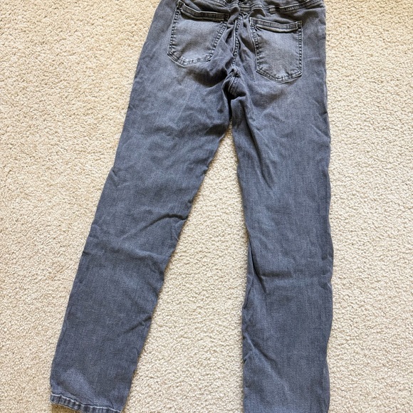👖 Indigo Bank Kids Gray Distressed Jeans – Size 150 (Youth) - Picture 4 of 6